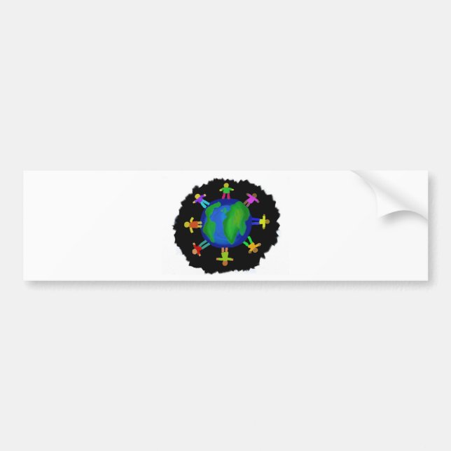 One Race - Anti Racism Bumper Sticker (Front)
