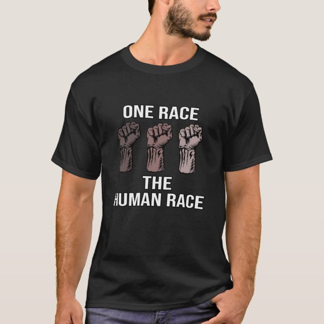 One Race The Human Race T-Shirt (Front)