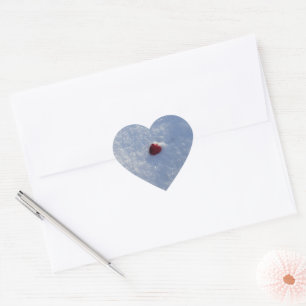 One Red Heart Sticker