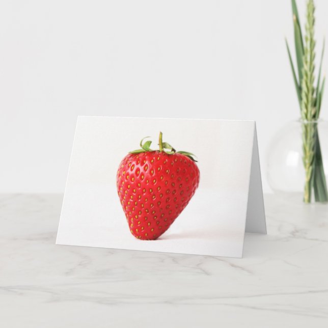 One Red Strawberry gccnm Card (Front)