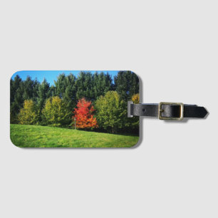 One Red Tree Luggage Tag