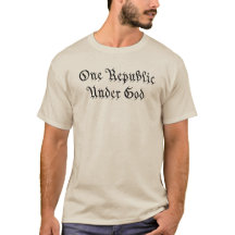 One Republic Under God - Light Coloured Shirt