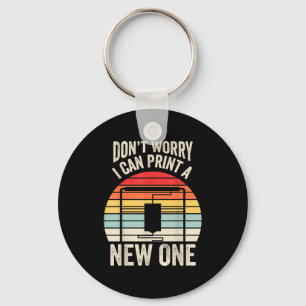 One Retro 3d Printer Can Keychain