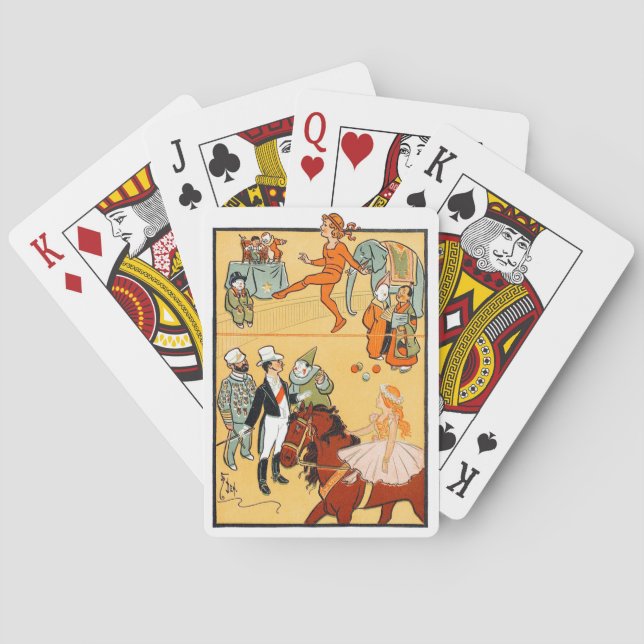 One Ring Circus: The Ringmaster & Crew Playing Cards (Back)