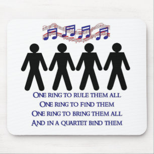 One ring mouse pad