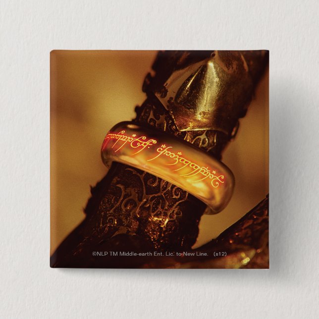 ONE RING TO RULE THEM ALL™ 2 INCH SQUARE BUTTON (Front)