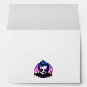 "One Rocks!" Rock On Baby Birthday Party Envelope