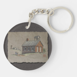 One Room School Keychain