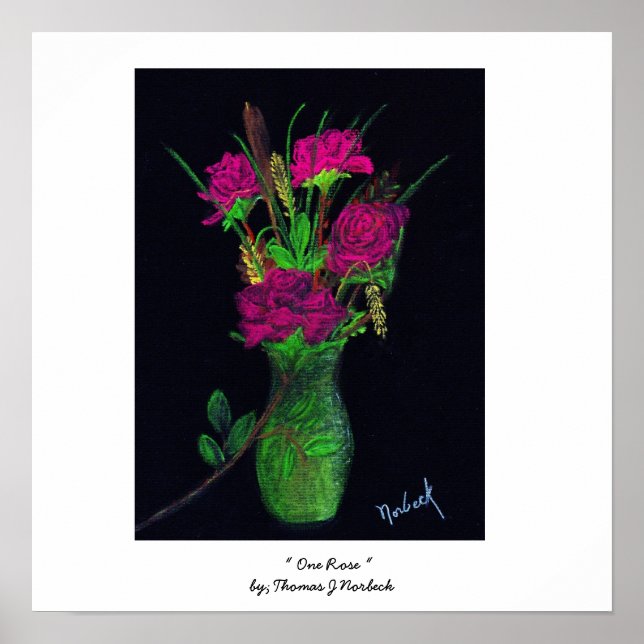 " One Rose for You " Poster (Front)