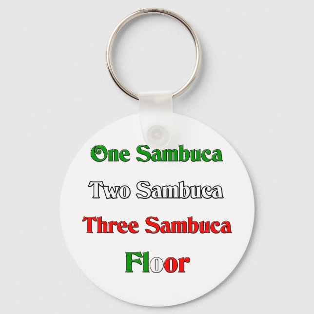 One Sambuca Keychain (Front)