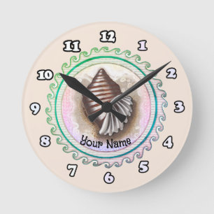 One seashell  clock