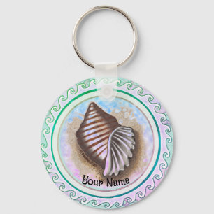 One seashell  keychain
