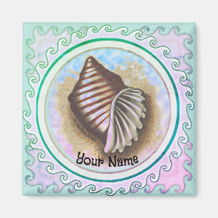 One seashell magnet
