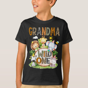 One Shirt Grandma Wild 1st Birthday Safari
