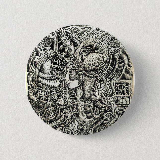 One-Sided Competition, by Brian Benson 2 Inch Round Button (Front)
