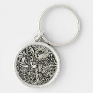 One-Sided Competition, by Brian Benson Keychain