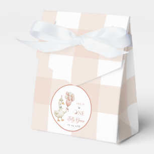 One Silly Goose Baby 1st Birthday Favor Box