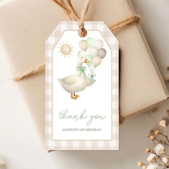 ONE Silly Goose, Balloons Gift Tags (Creator Uploaded)