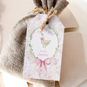 One Silly Goose Birthday party Thank you Gift Tags