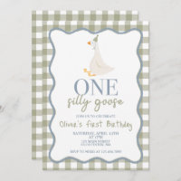 One Silly Goose blue and green