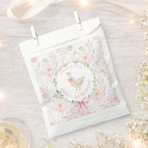 One Silly Goose Blush pink Birthday Thank you Favour Bag