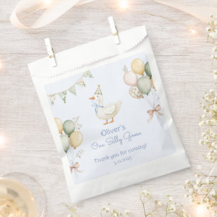 One Silly Goose Boy 1st Birthday Favour Bag