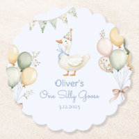 One Silly Goose Boy 1st Birthday