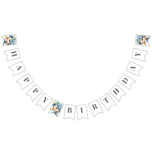 One Silly Goose Boy birthday Bunting Flags