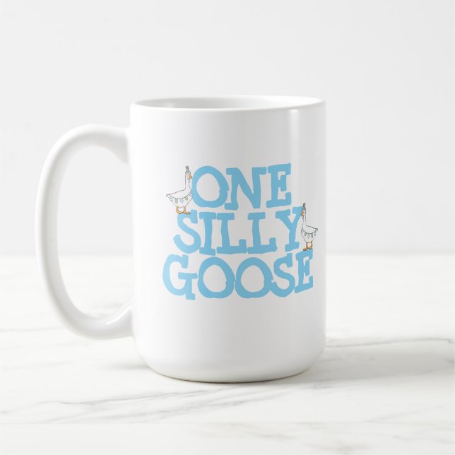One Silly Goose Coffee Mug (Left)