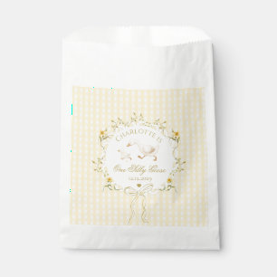 One Silly Goose Gender neutral Wildflower Yellow Favour Bag