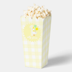 One Silly Goose Gingham 1st Birthday Favor Box
