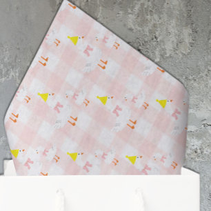 One Silly Goose Gingham 1st Birthday Tissue Paper