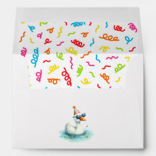 One Silly Goose Personalized First Birthday Envelope