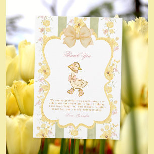 One Silly Goose  Thank You Card