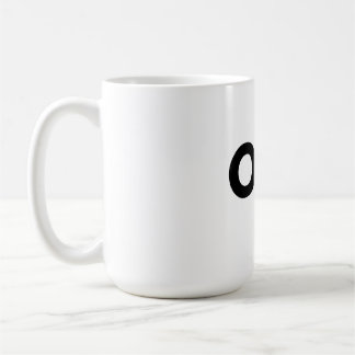 ONE simple typography mug 