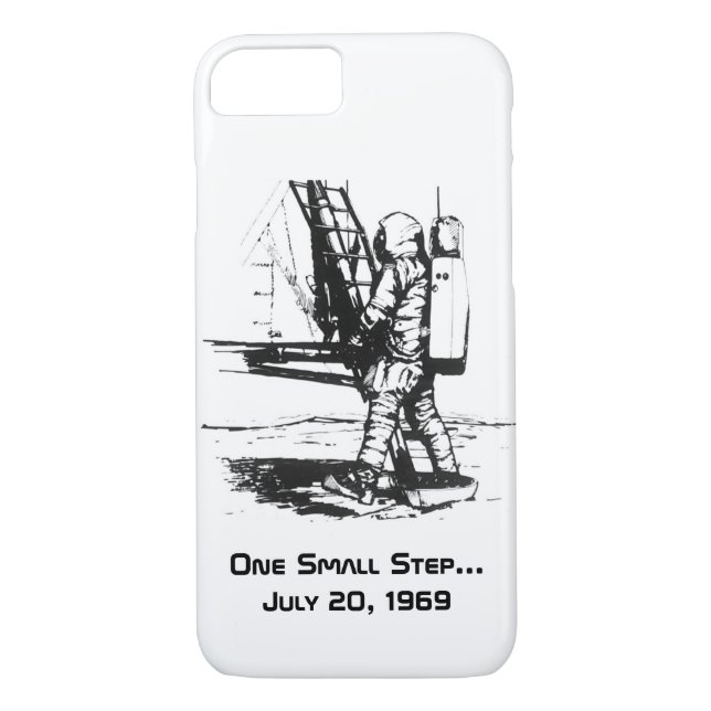One Small Step Apollo 11 Moon Landing Case-Mate iPhone Case (Back)