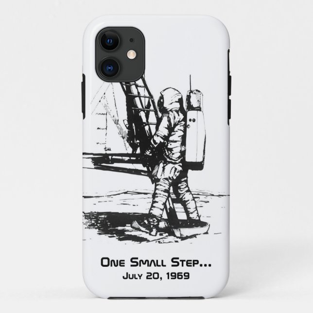 One Small Step Apollo 11 Moon Landing Case-Mate iPhone Case (Back)