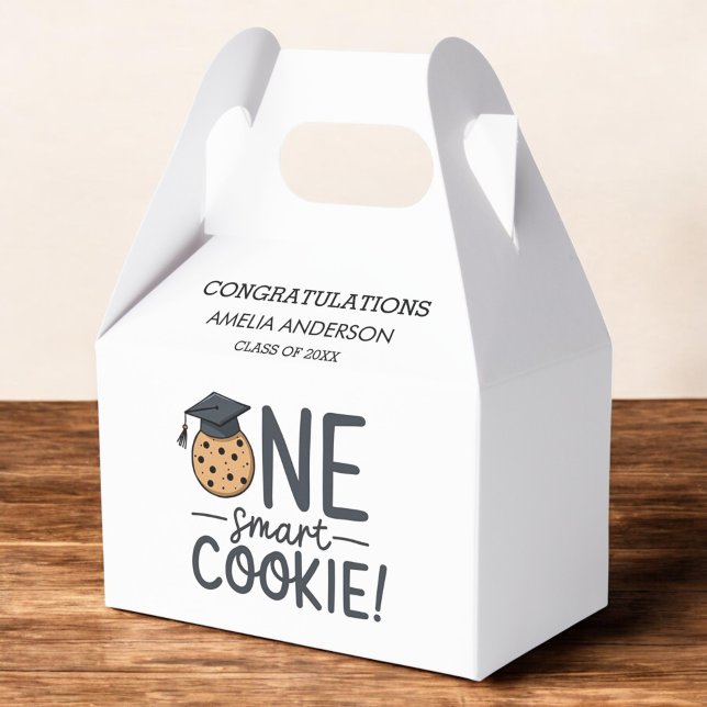 One Smart Cookie Graduation Class of Favor Box (Creator Uploaded)