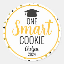 One Smart Cookie Graduation Stickers