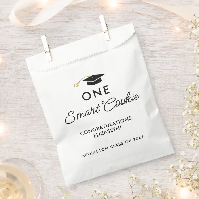 One Smart Cookie High School Graduation Favour Bag (Clipped)