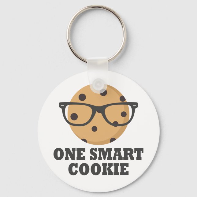 One Smart Cookie Keychain (Front)