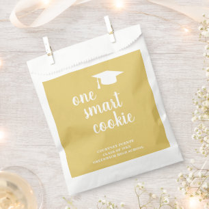 One Smart Cookie Mortar Board Modern Graduation Favour Bag