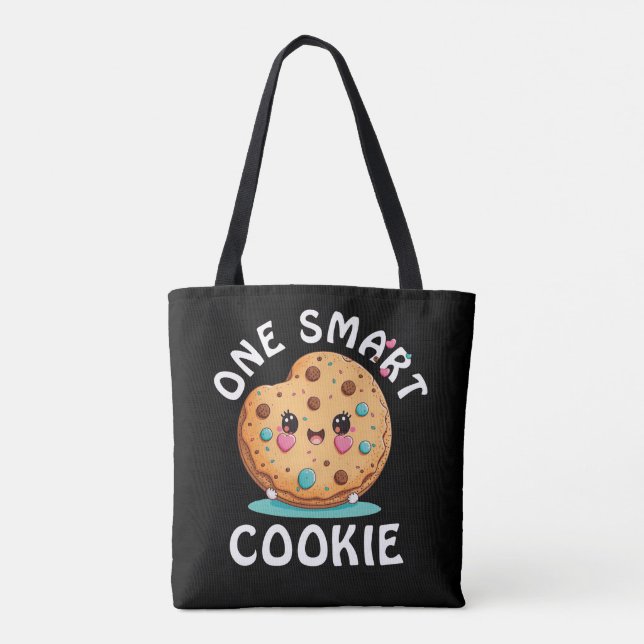 One smart cookie tote bag (Back)