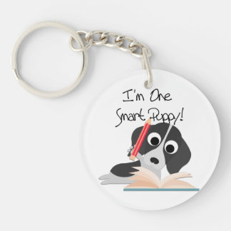 One Smart Puppy Keychain