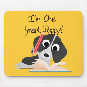 One Smart Puppy Mouse Pad