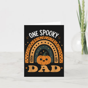 One Soky Dad Dad Matching Family Halloween Costume Card