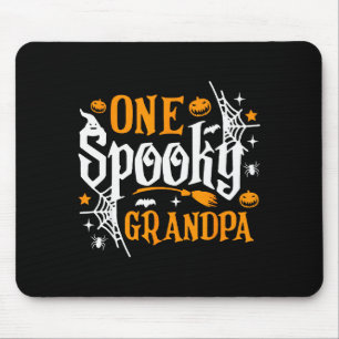 One Soky Grandpa Shirt Funny Halloween Matching Fa Mouse Pad