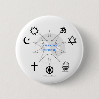 One Source Of Course 2 Inch Round Button