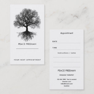 One Source   Tree of Life Design Business Card