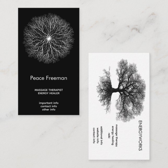 One Source | Tree of Life Design Business Card (Front/Back)
